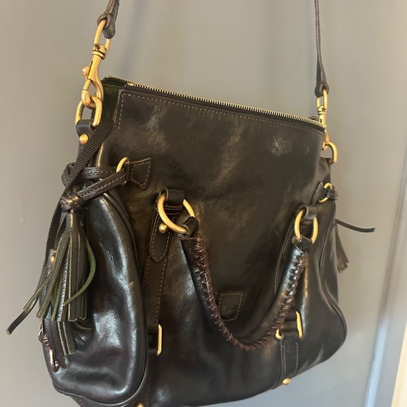 Black Dooney & Bourke leather satchel - Picture 6 of 14